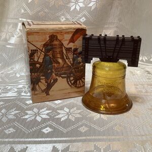 Avon Liberty Bell Decanter Vintage Box